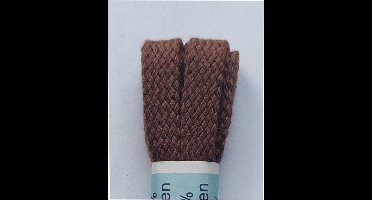 Cordial Veter - Ree Bruin - Plat - Lengte 90 cm - Breedte 8 mm - Schoenveter