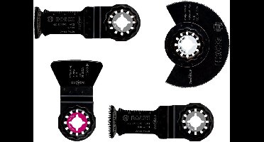 Bosch - 4-delige vloer-/inbouwset ACZ 85 EB (1x); AIZ 32 BB (1x); AIZ 32 EC (1x); ATZ 52 SC (1x)
