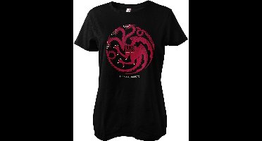 Game of Thrones Damen T-Shirt TargaryenFire & Blood Girly Tee WB-5-GOT003-H71-8 Black-XXL