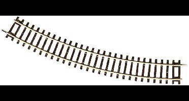 H0 Roco RocoLine (zonder ballastbed) 42423 Gebogen rails 12 stuk(s)