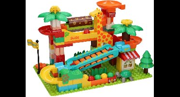 Bouwblokken Muzikale Ballenbaan Jungle - 109dlg.