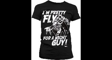 DC Comics Batman Dames Tshirt -XL- I´m Pretty Fly For A Night Guy Zwart
