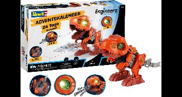 Revell Adventskalender - 01060 Engineers - Electric T.Rex - Plastic Modelbouwpakket - Kerst