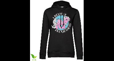 My Little Pony Damen I Believe In Unicorns Girls Hoodie Black-S