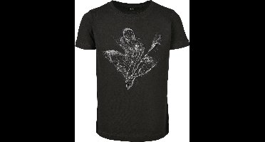 Marvel Spiderman Kinder Tshirt -Kids 122- Spiderman Scratched Zwart