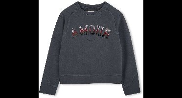 Zadig & Voltaire X60323 Sweatshirt Grijs 6 Years Meisjes