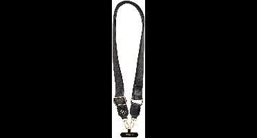 Guess Crossbody Koord PU 4G Metal Logo - Zwart