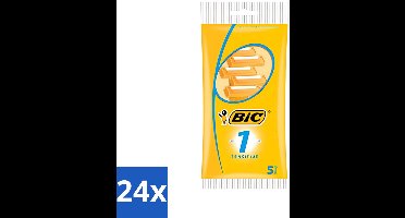 24 x Bic - Scheermesjes - Sensitive - Enkel Mesje - Wegwerpmesjes - 5 Scheermesjes - Scheermesje - Gevoelige Huid - Wegwerpscheermesje - Roestvrij Staal - Polymerische Bekleding