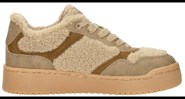 Guess Miram 10 Sneakers Laag - Beige - Maat 37