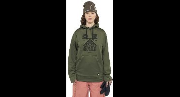 Armada Rollin Rideable Hoodie Groen L Vrouw