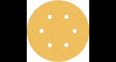 Bosch 50x Expert C470 schuurpapier met 6 gaten voor excentrische ...