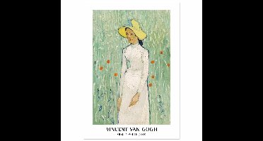 Vincent van Gogh - Girl in white poster 30x40 cm