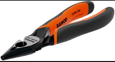 Bahco Ergo™ Universele Tang Met Halfronde Bek En Bimateriaal Handgrepen 200 Mm Oranje