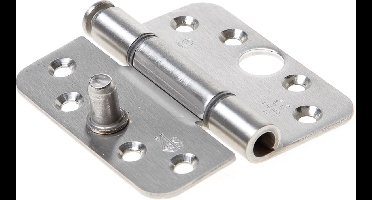 BSW Scharnier V RD 818 STD - RVS - 89 x 89 x 3 mm - met veiligheidspen