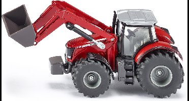 SIKU 1985, Massey Ferguson 8690 Tractor met voorlader, schaal 1:50, metaal/kunststof