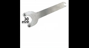 KWB - Sleutel voor Haakse slijptol moeren - Rechte uitvoering - 30x4mm