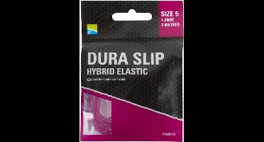 Preston Dura Slip Hybrid Elastic | 3m Maat 5 - 1.2mm