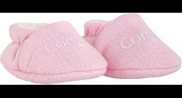 Corolle poppen pantoffels roze - Babypop accessoires 30cm.