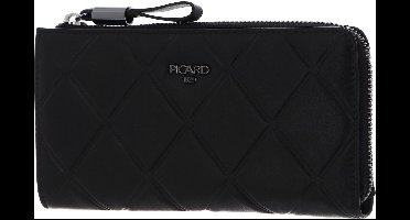 PICARD Leren Portemonnee Voila 1 Wallet Black Zwart