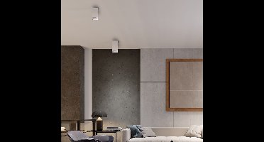 V-TAC VT-882-W LED Spots - Opbouwbevestigingen - GU10 - IP20 - Wit + Wit