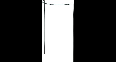 Nature Plantensteun Staand Half Rond Groen - Klim-En Geleide Artikel - 30x18x60 cm