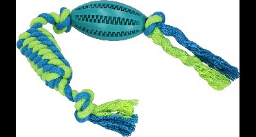 Springos Hondenspeeltje - Hondenbijtring - Rubber - Tandheling - Groen