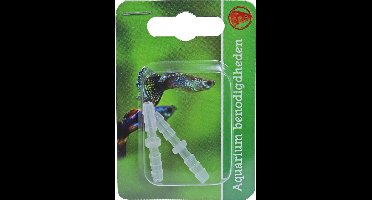 De Boon Verbindingsstuk Recht 2X4MM Op Blister