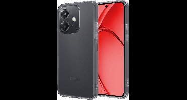 Hoesje - Geschikt voor OPPO A40m - Sterk & Shockproof - Hoes Cover - Siliconen Case - Transparant