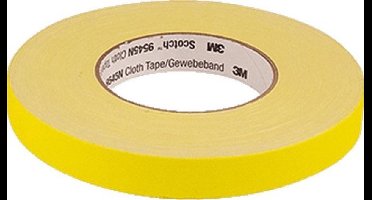 MMM zelfkl tape Scotch 9545N, viscose, geel, (lxb) 64mx15mm