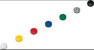 Magneet MAUL Solid 20mm 300gr assorti 10 stuks