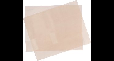Westmark Herbruikbare bakfolies, 2 stuks, met antikleeflaag, hittebestendig tot 260°C/500°F, gecoate weefsel, beige, 30192260