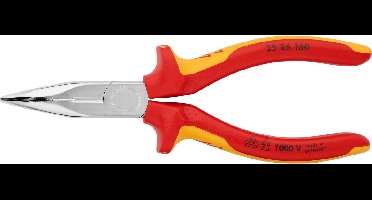 Knipex 25 26 160 Radiotang gebogen + Zijsnijder 160mm VDE