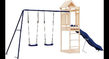 vidaXL - Speelhuis - massief - grenenhout