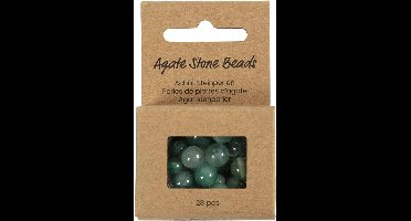 Creativ Company Kralen van Agaat Helder groen 28 Stuk