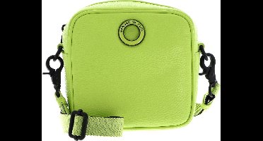MANDARINA DUCK Leren Schoudertas Mellow Neon Camera Bag Acid Lime Neongroen