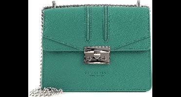 SEIDENFELT MANUFAKTUR Avondtas Schoudertas Roros Ocean green Groene