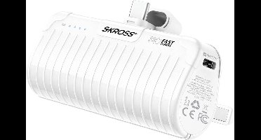 Skross RELOAD POWER STAND Powerbank 5000 mAh USB PD, Fast Charge Li-ion USB-A Wit