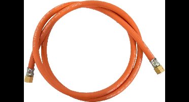 HASM gasslang, 3/8L-3/8L draaibaar, le 2m, diam 15mm, slang rubber