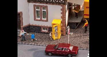 Faller - Telefooncel Bundespost - modelbouwsets, hobbybouwspeelgoed voor kinderen, modelverf en accessoires