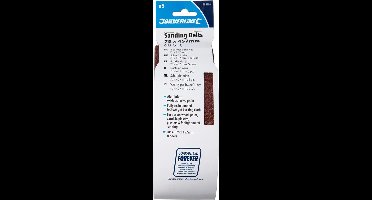 Silverline Schuurbanden - Aluminiumoxide - Korrel 60 - 75 x 457 mm - 5 stuks