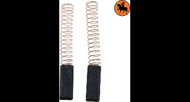 Koolborstelset voor Black & Decker Schuurmachine 13HG2PA - 6x6x15mm