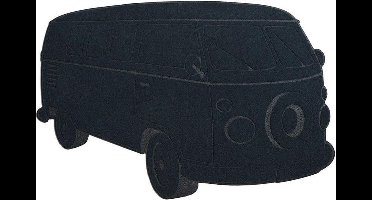 Balvi deurmat VW bus - Blauw