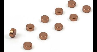 Trendform ronde magneten Steely koper