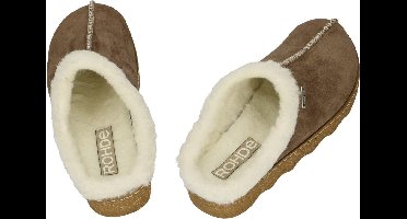 Rohde -Dames - bruin donker - pantoffels - maat 37