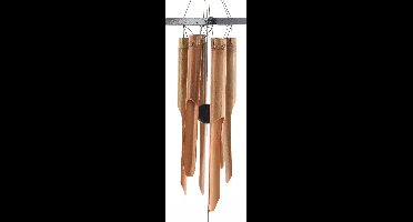 Decoris Windgong van bamboe hout - D13 x H85 cm