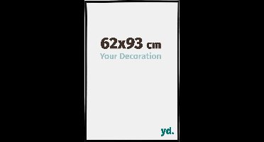 Your Decoration - Fotolijst 62x93 cm - Kunststof - Zwart Hoogglans - Evry