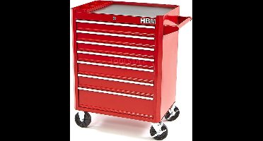 HBM 7 Laden Gereedschapswagen - Rood