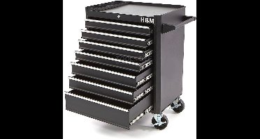 HBM 7 Laden Gereedschapswagen - Zwart