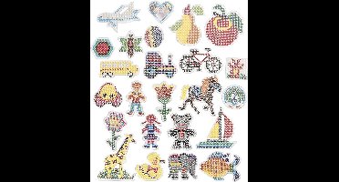 Onderplaat, afm 7x7,5-14x16 cm, medium, 24 stuk/ 1 doos