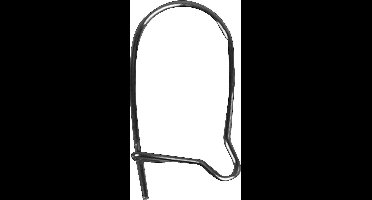 Oorbellen, L: 15 mm, verzilverd, 10 stuk/ 1 doos